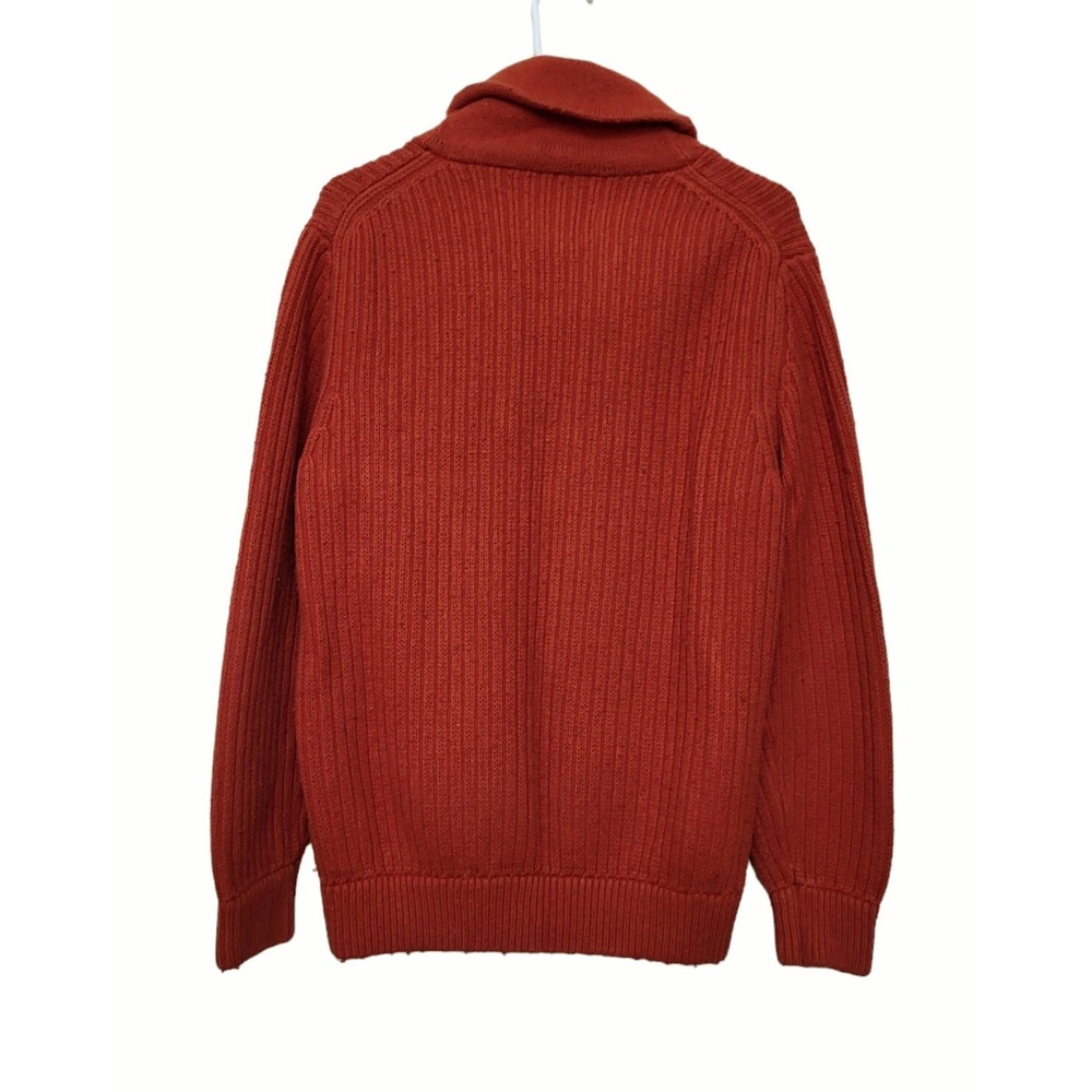 2 Duluth Trading High Neck Infantry Sweaters Men's M Buttoned Collar Sweater - Picture 7 of 7